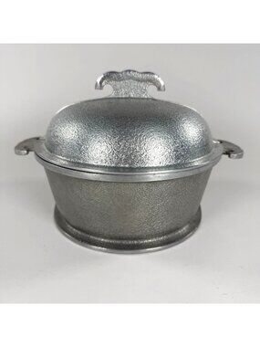 Guardian Service Cookware 1.5 Qt Roaster Pan Dome Lid Aluminum 7 Inches Vintage